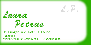 laura petrus business card